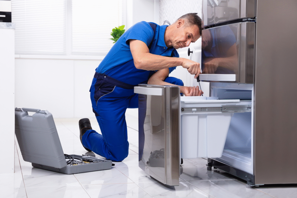 Service-technician-refrigerator